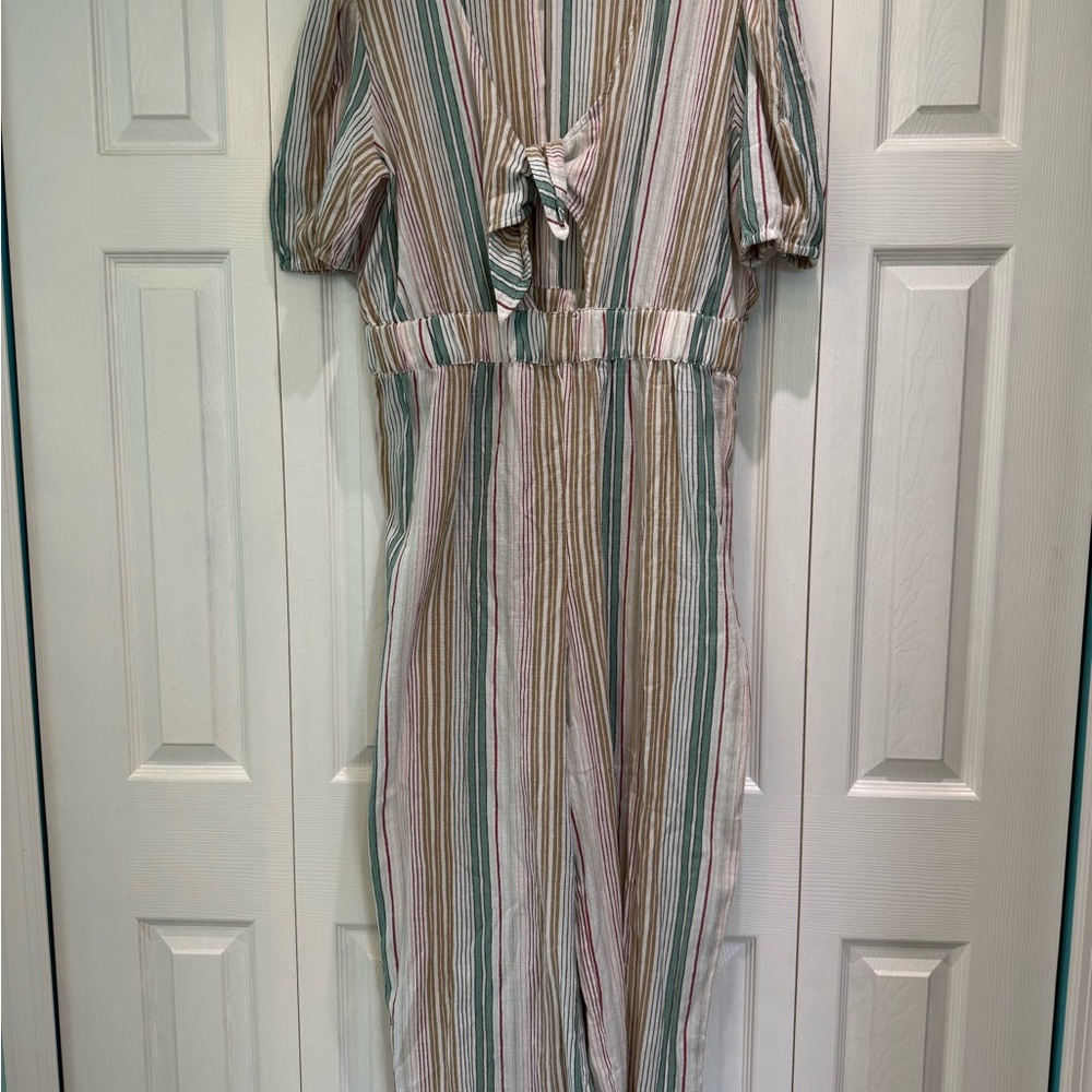 LOFT Multicolor Striped Kids Jumpsuit